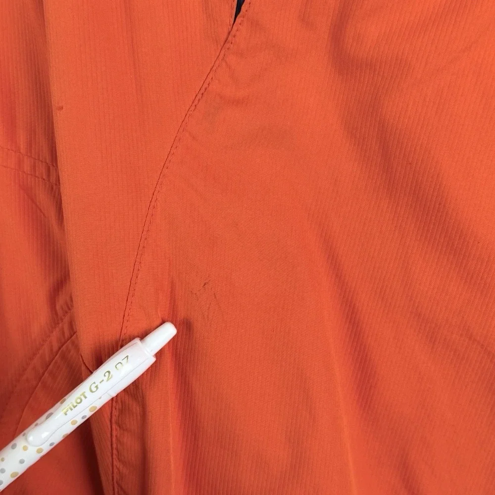 Nike Team Auburn Tigers Full Zip Clima-Fit Wind Breaker Jacket Orange Large NCAA